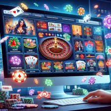 Meja Hold'em 270 dengan cahaya neon